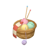 Panier à tricot
