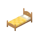 Lit jaune