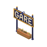 Panneau de gare