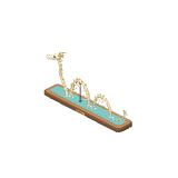 Squelette de serpent de mer