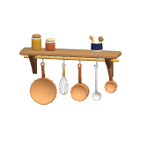 Étagère à casseroles