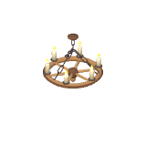 Lustre en bois