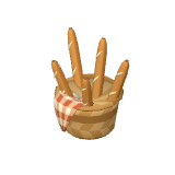 Panier de baguettes