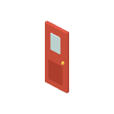 Porte rouge