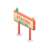 Enseigne STATION