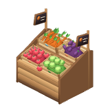 Étal de légumes