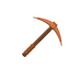 Pioche en cuivre