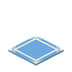 Tapis bleu