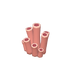 Grappe de tubes roses