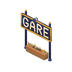 Panneau de gare