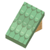 Pente de tuiles vertes
