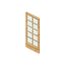 Porte-fenêtre en bois