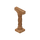 Poteau sculpté