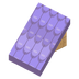 Pente de tuiles violettes