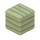 Bardage vert délavé