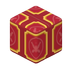 Boiserie dorée rouge